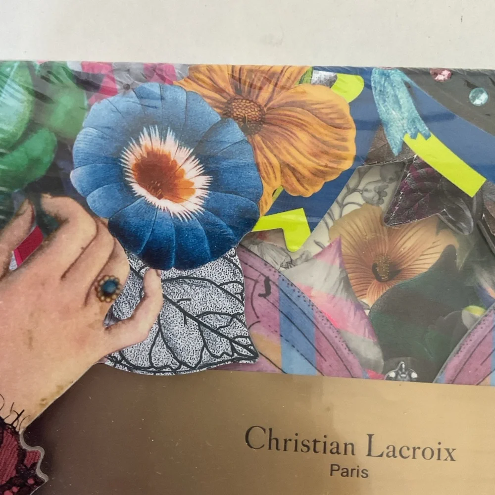 Christian Lacroix Frivolites Fan Diecut Boxed Notecards NWT